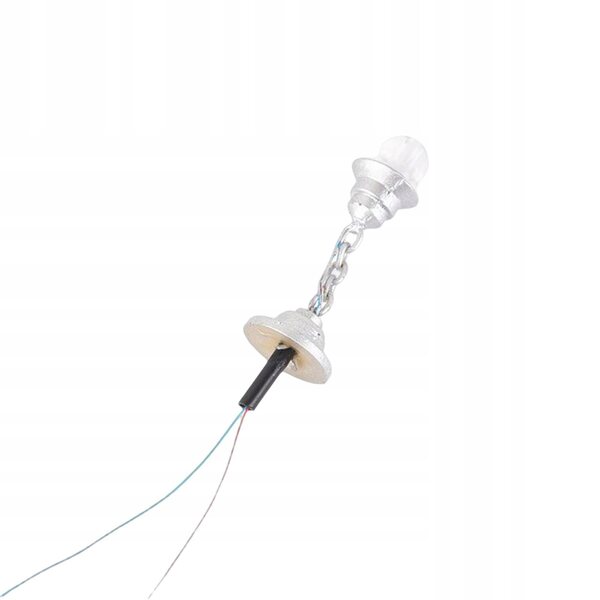 Miniatura lampada decorativa in metallo per scenari e modellismo 3,2x1 cm