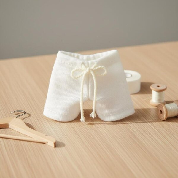 Qianly Shorts Miniatura Grigio Stile Casual Fatto a Mano per Bambole BJD