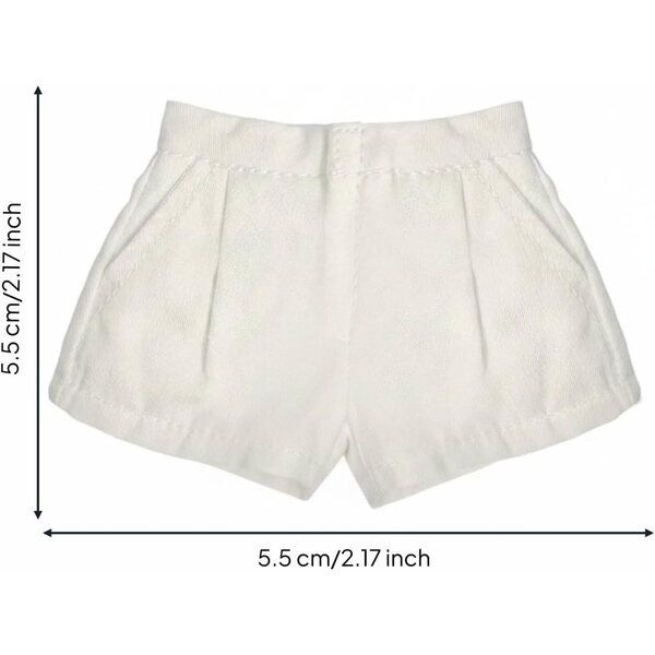 Qianly Pantaloncini Miniatura 1/6 Stile Casual Taglio Alto per Bambole 12 Pollici
