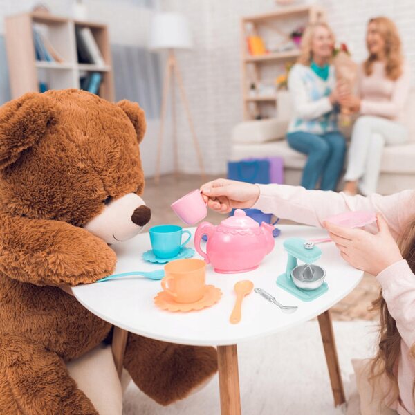 Set di 2 mini mixer giocattolo educativi per bambini in ABS colorati