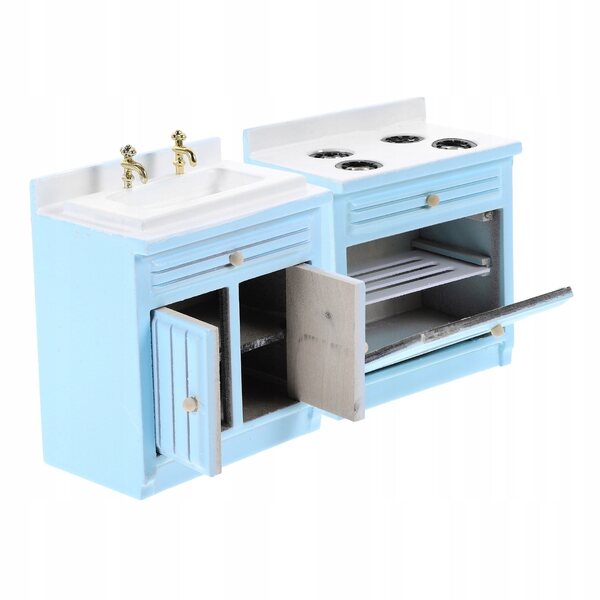 Mini accessori cucina in legno per casa delle bambole 1:12, decorazione pratica e sicura