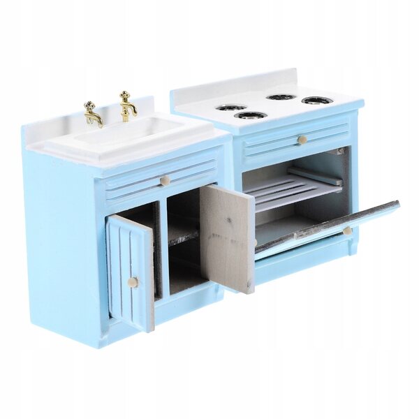 Mini accessori cucina in legno per casa delle bambole 1:12, decorazione pratica e sicura