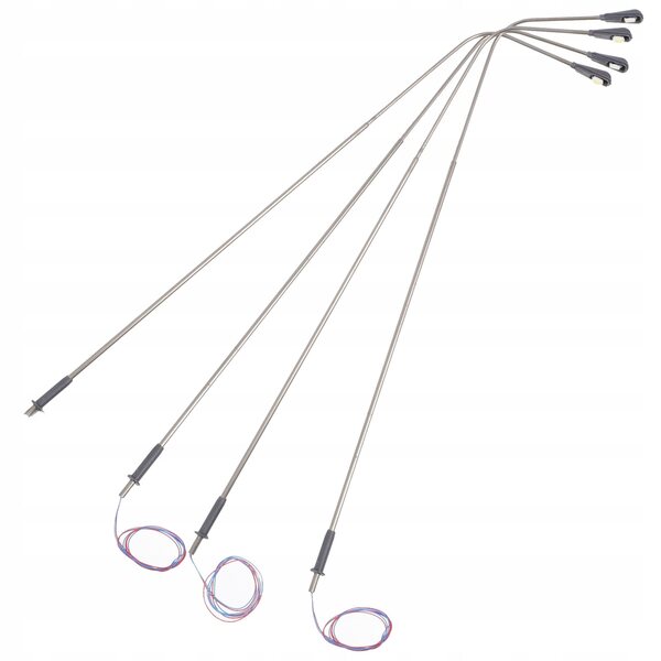 Lot de 4 lanternes miniatures LED pour maquettes et décorations en métal