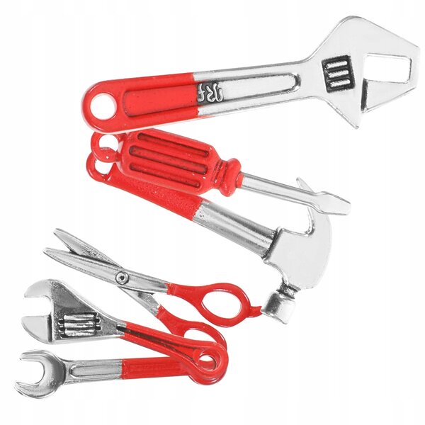 6-teiliges Mini-Reparaturwerkzeug-Set, hochwertig und langlebig, Miniatur-Wohnaccessoires