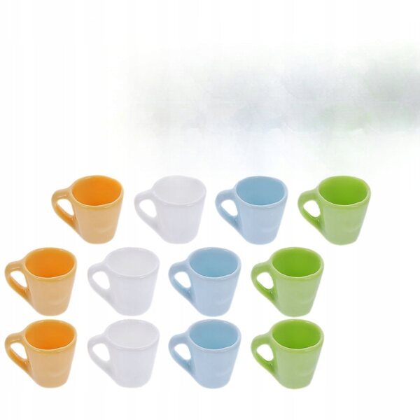 Mini Kubetti Colorati in Resina per Casa delle Bambole - Set da 20 Pezzi