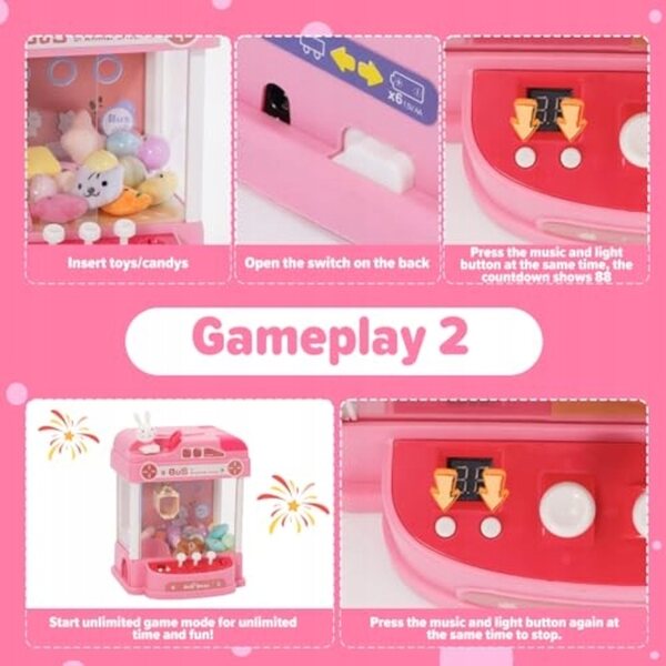 Mini Chwytak Candy Doll con Volante Gachapon - Gioco Versatile e Divertente