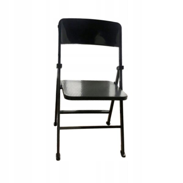 Sedia per casa delle bambole in miniatura scala 1:6 - Nero, PP resistente
