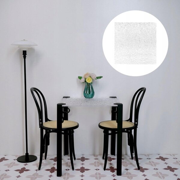 Desktop-Miniatur 1:12 aus Acryl für quadratisches Puppenhausmodell