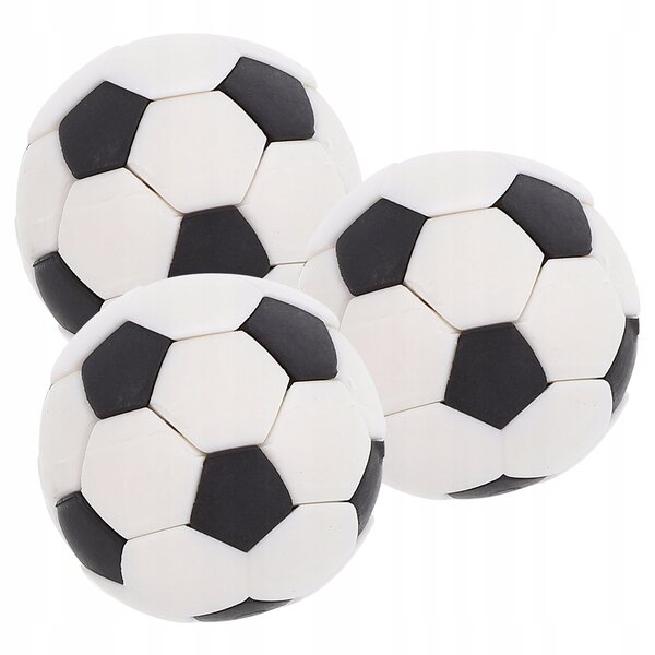 Dekorativer Miniatur-Mini-Fußball für Puppenhaus, 3-tlg