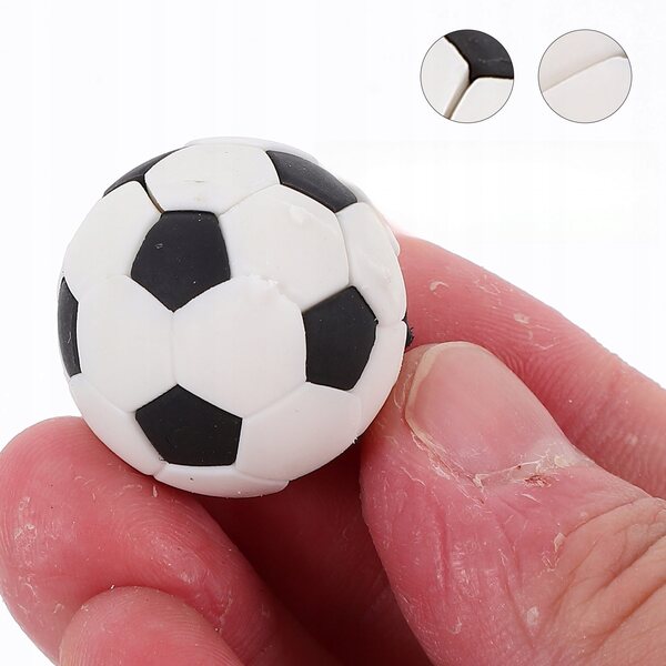 Dekorativer Miniatur-Mini-Fußball für Puppenhaus, 3-tlg