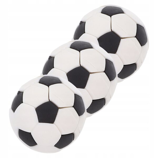 Dekorativer Miniatur-Mini-Fußball für Puppenhaus, 3-tlg