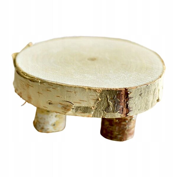 Supporto organizer rustico in legno per decorazione ed esposizione, 11x4,5 cm