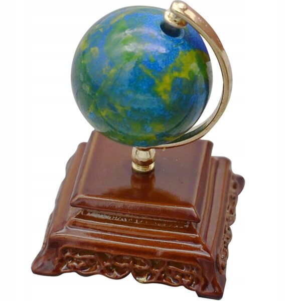 Mini Globus Metallico per Decorazioni di Case in Miniatura e Accessori Domestici