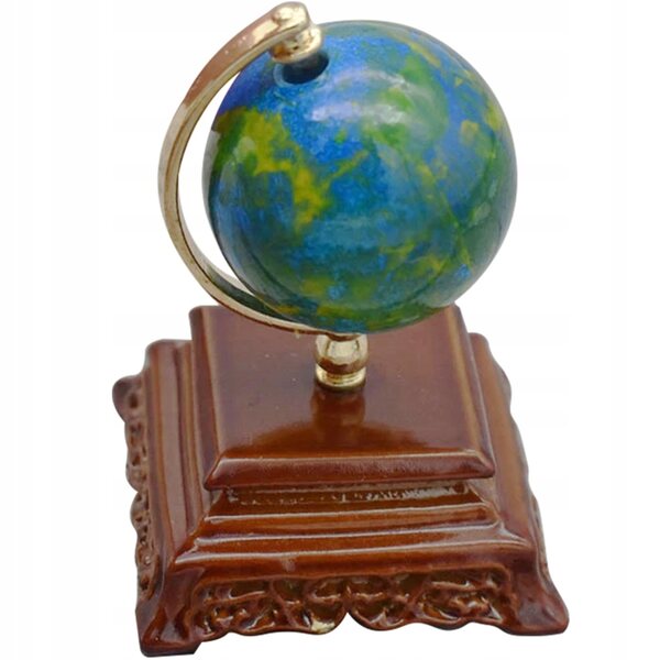 Mini Globus Metallico per Decorazioni di Case in Miniatura e Accessori Domestici