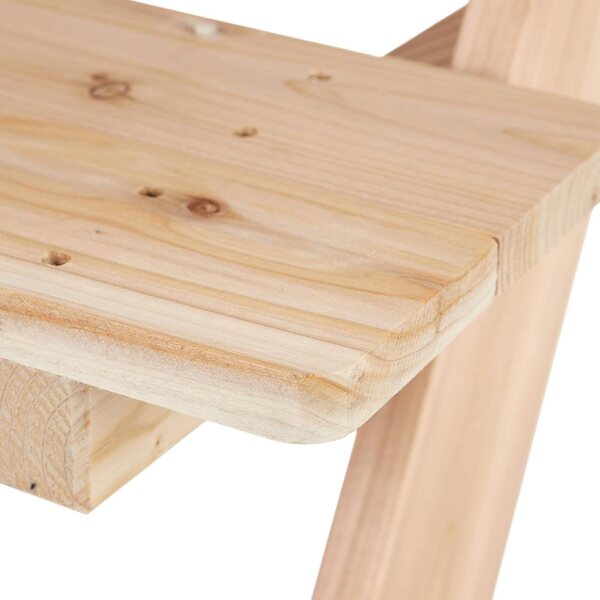 Kindermöbel-Set aus Holz, Tisch und Bänke, 50 x 90 x 78 cm, für 4 Personen