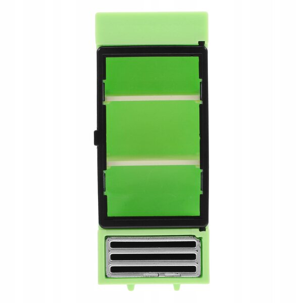 Mini frigorifero verde per case delle bambole e progetti DIY, decorazione realistica