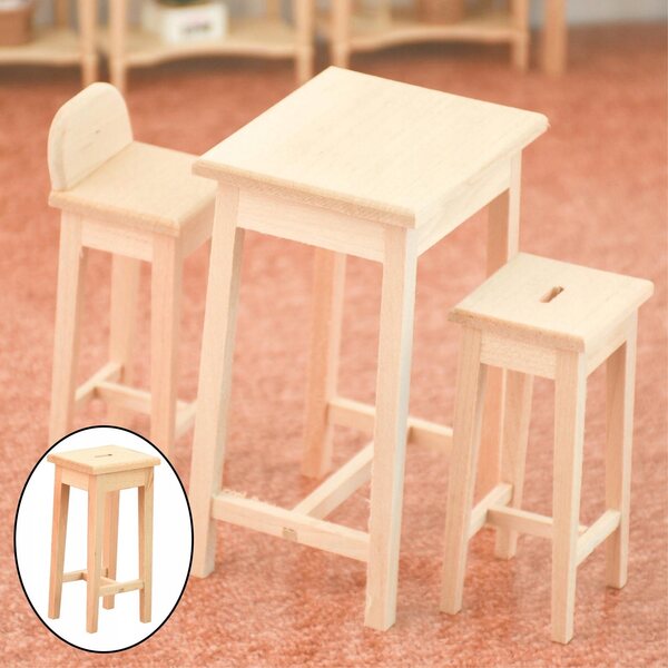 Holzmöbel-Miniaturen für Puppenhäuser 1:12, Miniatur-Küchenmöbel
