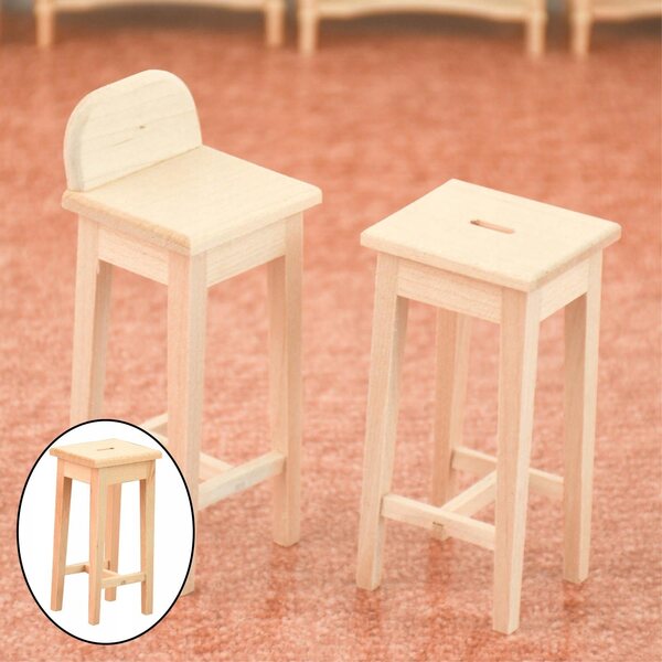 Holzmöbel-Miniaturen für Puppenhäuser 1:12, Miniatur-Küchenmöbel