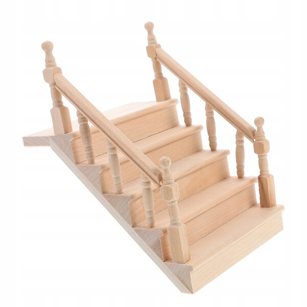 Mini Scale Scale in Legno per Case delle Bambole e Creazioni Artigianali