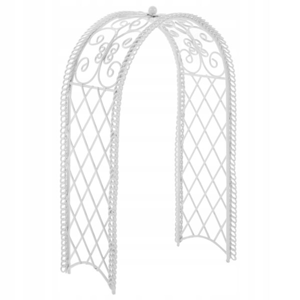 Mini Arco Decorativo in Ferro Bianco per Eleganti Decorazioni Miniature