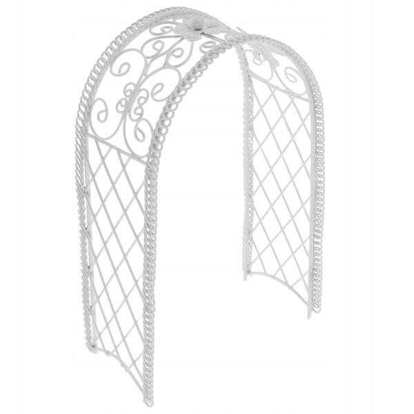 Mini Arco Decorativo in Ferro Bianco per Eleganti Decorazioni Miniature