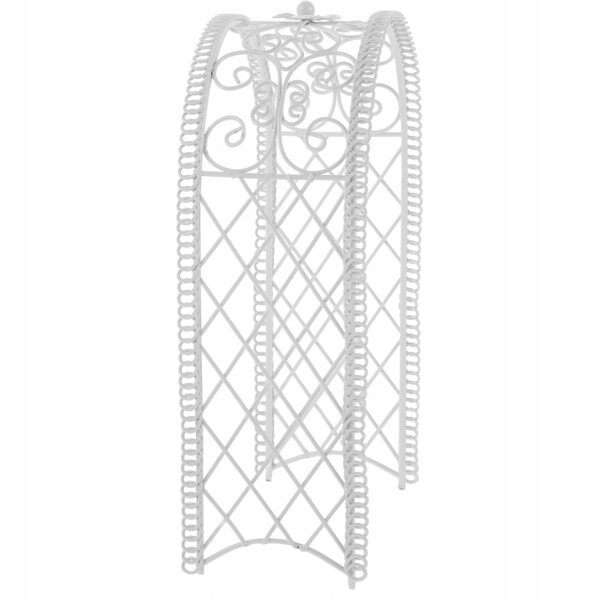 Mini Arco Decorativo in Ferro Bianco per Eleganti Decorazioni Miniature