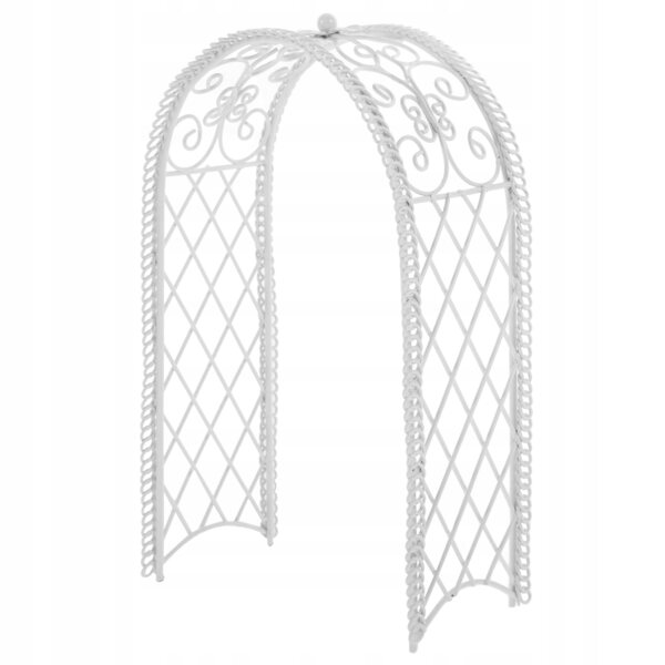 Mini Arco Decorativo in Ferro Bianco per Eleganti Decorazioni Miniature