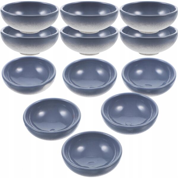 Set 12 Mini Ciotole Realistiche in Plastica per Case delle Bambole 2,7 cm