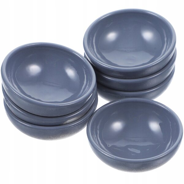 Set 12 Mini Ciotole Realistiche in Plastica per Case delle Bambole 2,7 cm