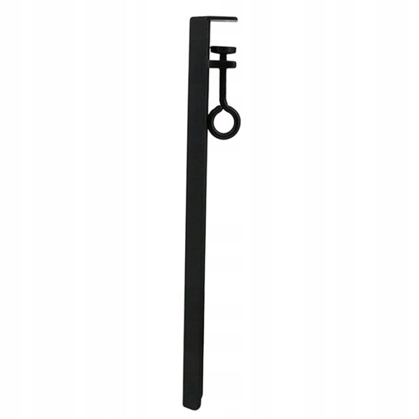 Noga regolabile in metallo per tavolino casa delle bambole scala 1:16 nero