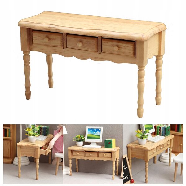1/12 Tischminiatur für Puppenhaus, elegantes und dekoratives Accessoire