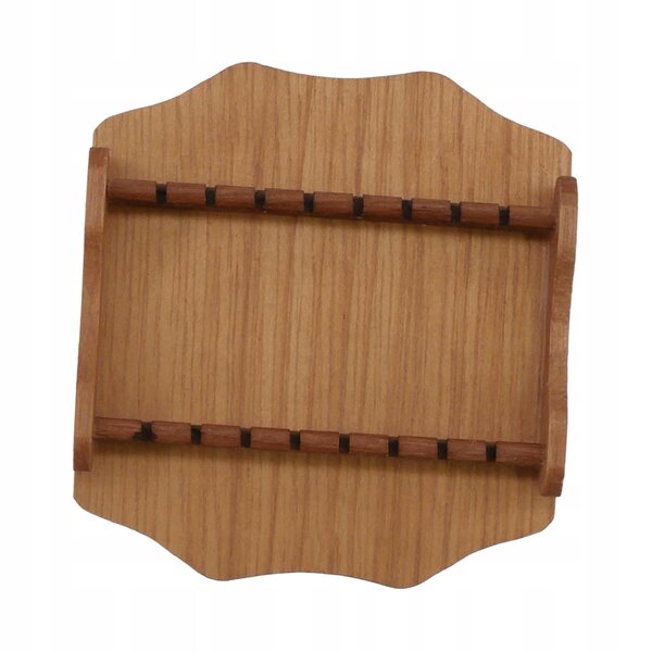 Stand espositivo in legno per servizio da tavola scala 1:6 per casette delle bambole