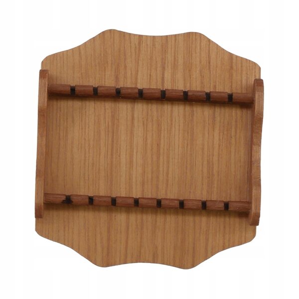 Stand espositivo in legno per servizio da tavola scala 1:6 per casette delle bambole