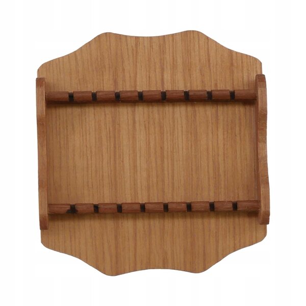 Stand espositivo in legno per servizio da tavola scala 1:6 per casette delle bambole