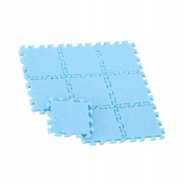 Set 9 tappeti miniatura 1:12 per domani delle bambole decorativi blu