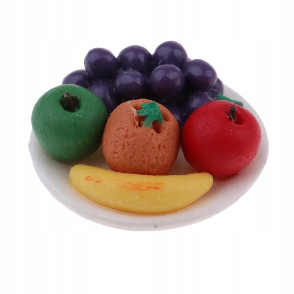 Miniatura Talerz Frutta 1:12 per Casa delle Bambole Accessori Cucina