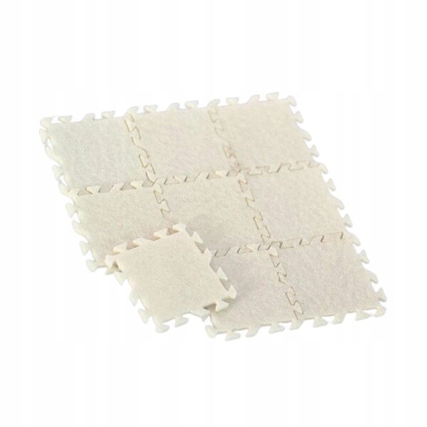 Lot de 9 tapis miniatures 1:12 pour maisons de poupées décoratifs blancs
