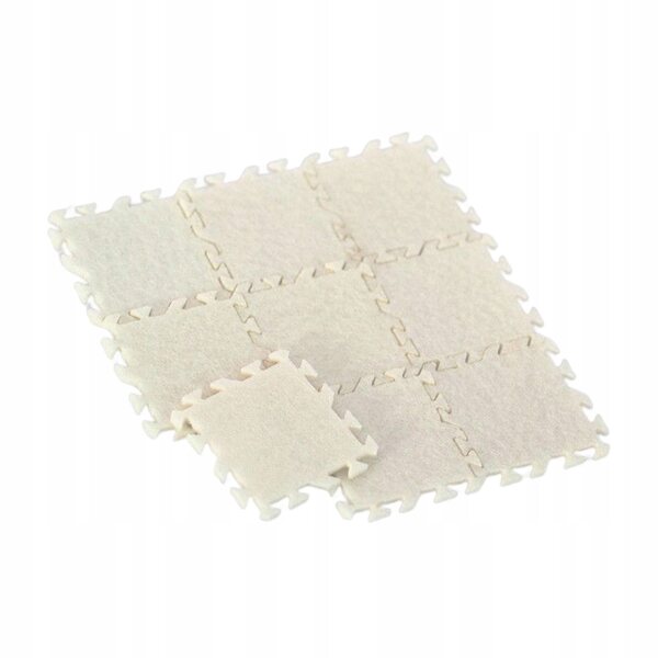 Lot de 9 tapis miniatures 1:12 pour maisons de poupées décoratifs blancs