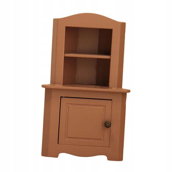 Miniatura Scaffale in Legno 1:12 per Casa delle Bambole Rosa Realistica