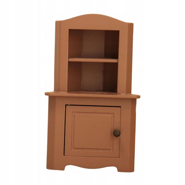 Miniatura Scaffale in Legno 1:12 per Casa delle Bambole Rosa Realistica