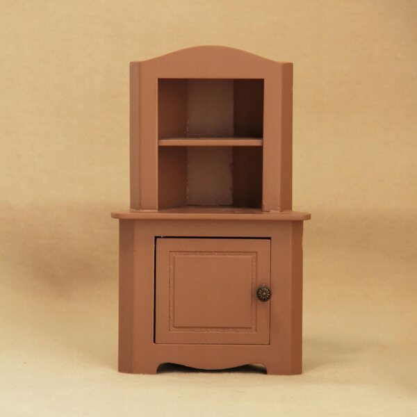 Miniatura Scaffale in Legno 1:12 per Casa delle Bambole Rosa Realistica