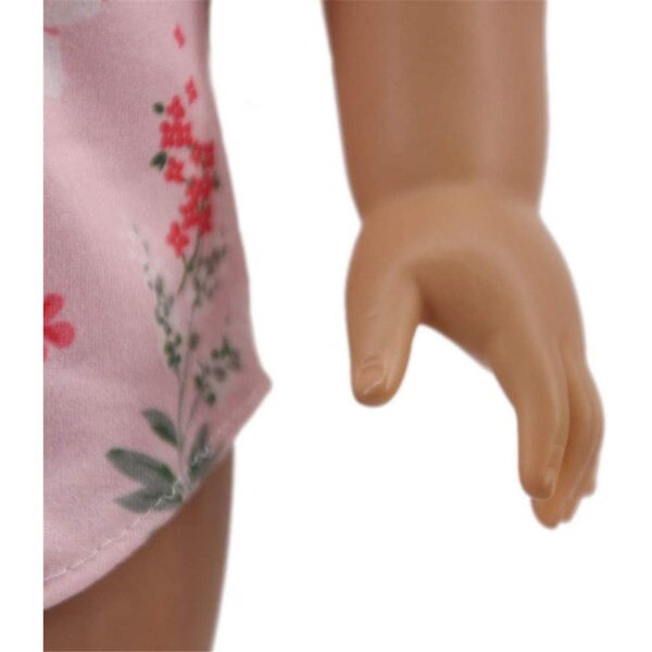 Overalls und Stirnband für American Doll 46 cm Lässige Blumenkleidung Uteruik