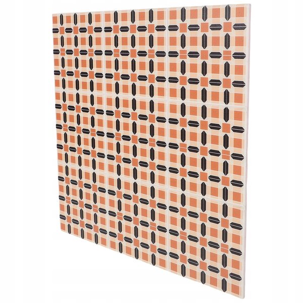 Mini pavimento decorativo stile vintage per casa delle bambole in ABS multicolore