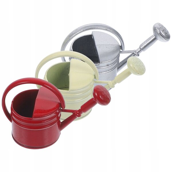 Set 3 Mini Konewki Multicolore per Casa delle Bambole e Paesaggi in Miniatura