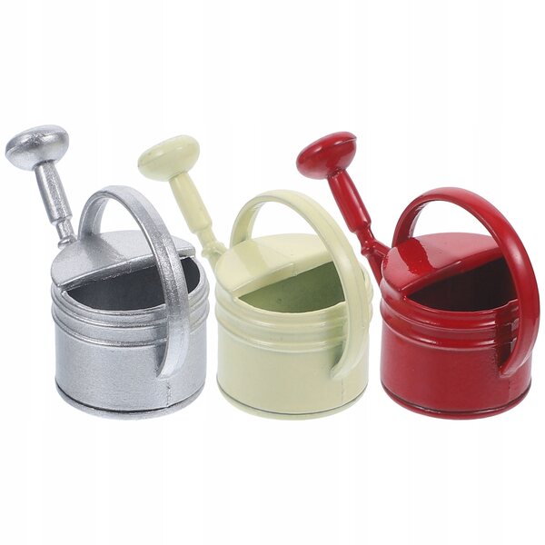 Set 3 Mini Konewki Multicolore per Casa delle Bambole e Paesaggi in Miniatura