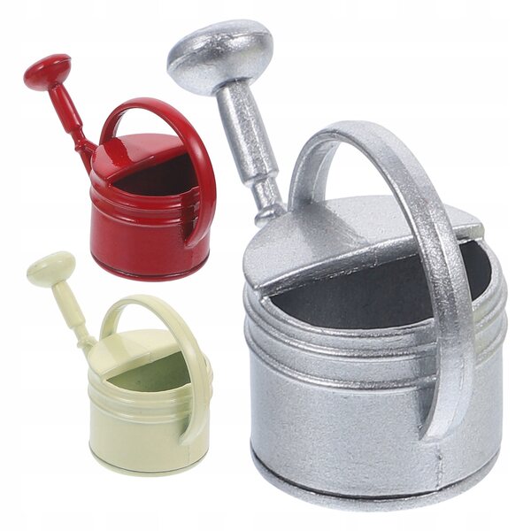 Set 3 Mini Konewki Multicolore per Casa delle Bambole e Paesaggi in Miniatura