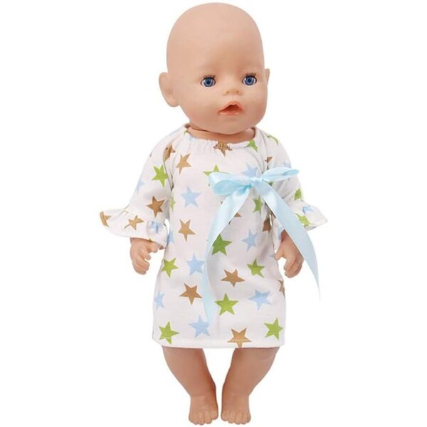 Abito Casual con Stampa a Pentagramma per Bambole 46 cm 18 Pollici Uteruik