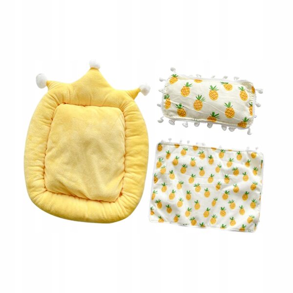 Set di biancheria da letto per bambole morbido e colorato in scala 1:6