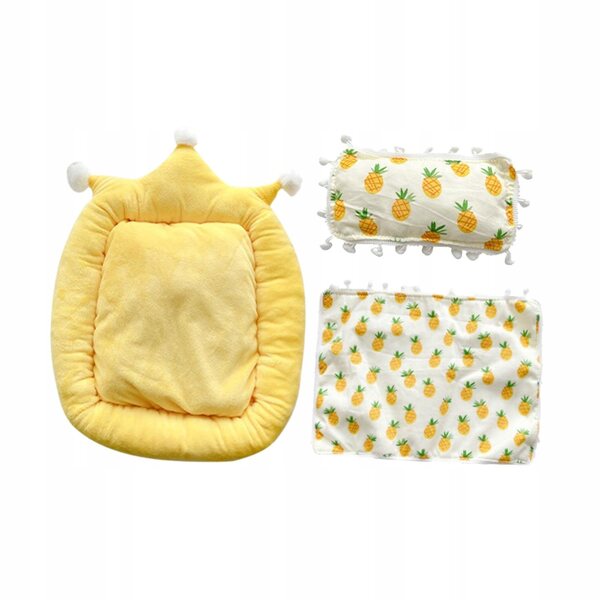 Set di biancheria da letto per bambole morbido e colorato in scala 1:6