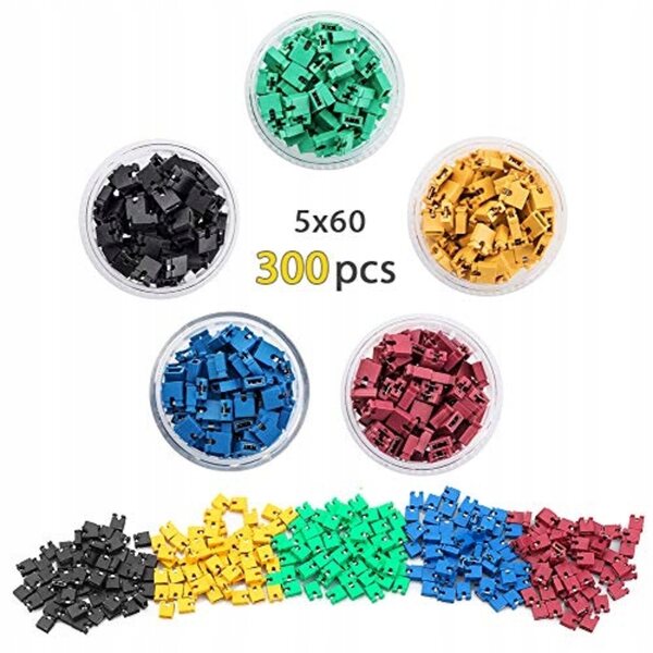 2,54-mm-Stecker- und Buchsenabdeckungsset für Arduino und PCB – 335 Teile